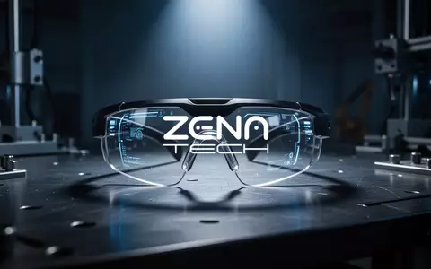 Hochmoderne Augmented-Reality-Sicherheitsbrille auf einem industriellen Arbeitsplatz in einer High-Tech-Umgebung. - Foto: über boerse-global.de