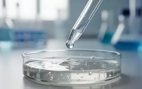 Eine Laborpipette über einer Petrischale mit einer biologischen Zellkultur in einem sterilen Laborumfeld. - Foto: über boerse-global.de
