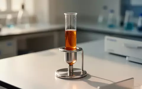 Ein zentrifugiertes Röhrchen mit einer biologischen Flüssigkeit in einem klinischen Labor. - Foto: über boerse-global.de