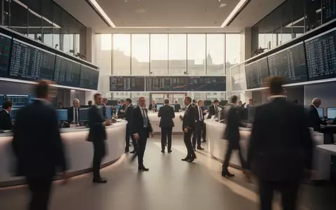 Betriebsame Schweizer Börse mit Geschäftsleuten in einer modernen, lichtdurchfluteten Architektur. - Foto: über boerse-global.de