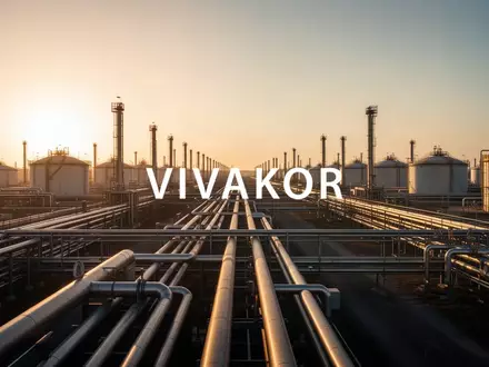 Moderne Industrieanlagen für die Energieinfrastruktur bei Sonnenuntergang. - Foto: über boerse-global.de