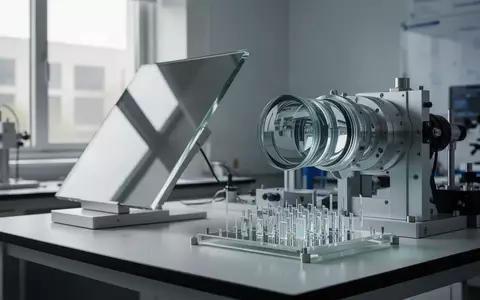 Ein präziser optischer Versuchsaufbau mit Linsen und Mikrospiegeln in einem hellen, modernen Labor der Universität. - Foto: über boerse-global.de