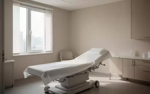 Ein heller, minimalistischer Behandlungsraum in einer rheumatologischen Klinik mit natürlichem Licht. - Foto: über boerse-global.de