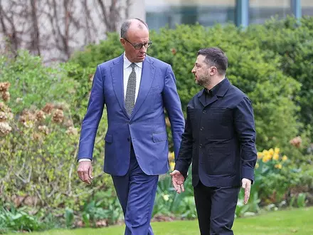 Friedrich Merz und Wolodymyr Selenskyj (Archiv) - Foto: via dts Nachrichtenagentur