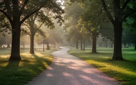 Ein sonniger Pfad in einem grünen Park, der zu Bewegung und körperlicher Aktivität einlädt. - Foto: über boerse-global.de
