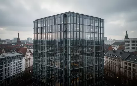 Moderne Glasfassade eines Bürogebäudes an einem bewölkten Tag. - Foto: über boerse-global.de