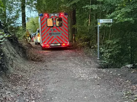 FW Allensbach: URD2 Personenrettung unwegsames Gelände - Foto: presseportal.de