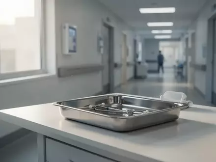 Ein steriler, modern eingerichteter Behandlungsraum in einer Klinik mit natürlichem Lichteinfall. - Foto: über boerse-global.de