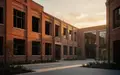 Ein historisches Backsteingebäude mit restaurierter Fassade in der Abendsonne als Beispiel für die Umnutzung von Immobilien. - Foto: über boerse-global.de