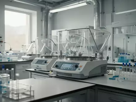 Heller, moderner klinischer Laborraum mit medizinischen Analysegeräten in einer sterilen Umgebung. - Foto: über boerse-global.de