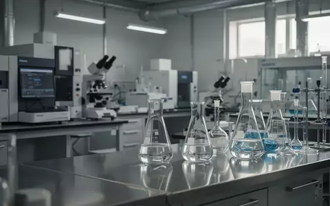 Ein steriles klinisches Forschungslabor mit wissenschaftlichen Glasgeräten und modernen Analyseinstrumenten. - Foto: über boerse-global.de