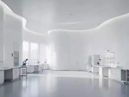Ein minimalistischer, hell gestalteter Raum mit sanftem Lichteinfall, der eine klinische und ruhige Atmosphäre vermittelt. - Foto: über boerse-global.de