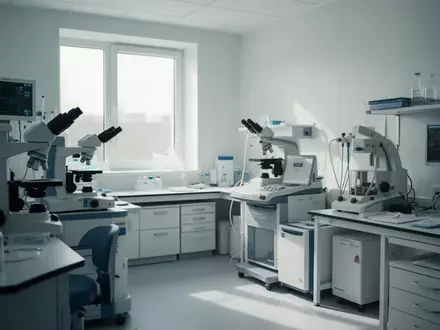 Ein heller, moderner klinischer Untersuchungsraum mit medizinischen Geräten in einer ruhigen Atmosphäre. - Foto: über boerse-global.de