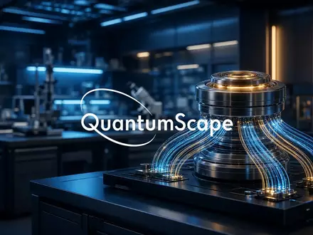 Abstrakte Darstellung moderner Batterietechnologie und Innovation in einem High-Tech-Labor bei atmosphärischer Beleuchtung. - Foto: über boerse-global.de