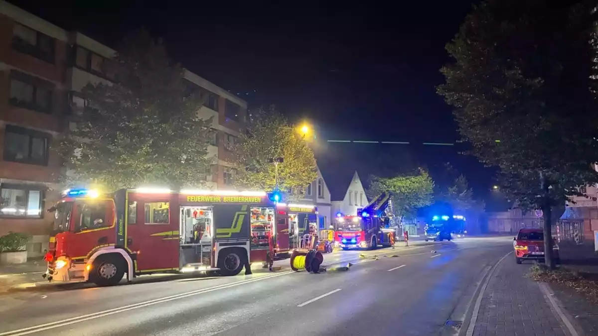 FW Bremerhaven: Wohnungsbrand in der Stresemannstraße - Bild: presseportal.de