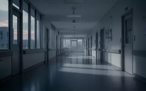 Ein leerer, minimalistischer Krankenhausflur mit einfallendem Tageslicht, der eine ruhige und nachdenkliche Atmosphäre ausstrahlt. - Foto: über boerse-global.de