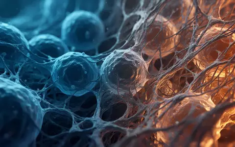 Mikroskopische Aufnahme von zellulären Strukturen in einem biologischen Gewebe unter klinischem Licht. - Foto: über boerse-global.de