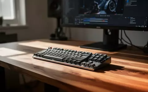 Ein aufgeräumter, minimalistischer Arbeitsplatz mit einem hochwertigen Schreibtisch aus Holz in einem hellen, sonnendurchfluteten Studio. - Foto: über boerse-global.de
