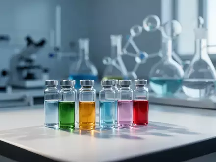 Vial-Reihen in einem modernen medizinischen Forschungslabor zur Untersuchung molekularer Wirkmechanismen. - Foto: über boerse-global.de