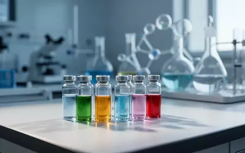 Vial-Reihen in einem modernen medizinischen Forschungslabor zur Untersuchung molekularer Wirkmechanismen. - Foto: über boerse-global.de