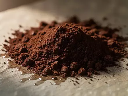 Nahaufnahme von feuchtem Kaffeesatz auf einer strukturierten Steinoberfläche bei natürlichem Licht. - Foto: über boerse-global.de