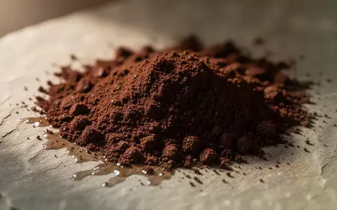 Nahaufnahme von feuchtem Kaffeesatz auf einer strukturierten Steinoberfläche bei natürlichem Licht. - Foto: über boerse-global.de