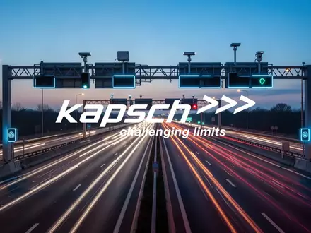 Moderne, intelligente Autobahninfrastruktur mit Lichtspuren bei Dämmerung als Symbol für Verkehrstechnologie - Foto: über boerse-global.de