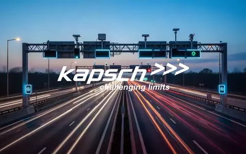 Moderne, intelligente Autobahninfrastruktur mit Lichtspuren bei Dämmerung als Symbol für Verkehrstechnologie - Foto: über boerse-global.de