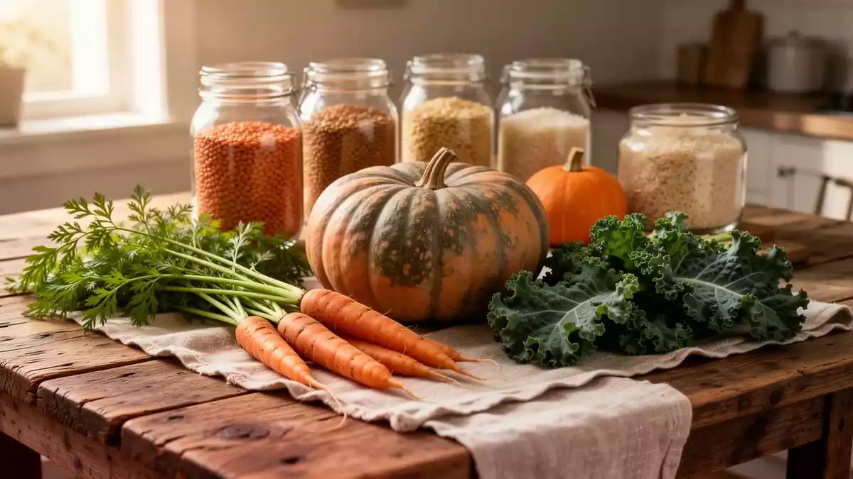 Günstig und ausgewogen kochen: Saisonplanung, Vorräte und Proteinquellen