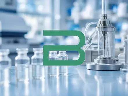 Abstraktes Laborumfeld mit medizinischen Forschungsgeräten und Glasphiolen als Symbol für biotechnologische Innovation. - Foto: über boerse-global.de