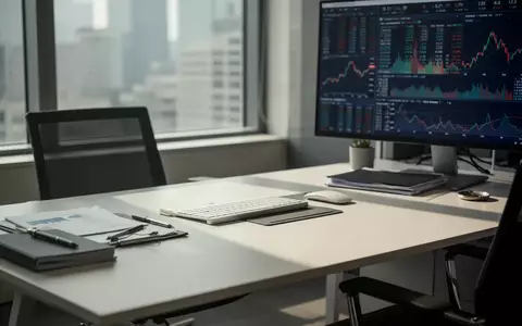 Moderner, aufgeräumter Schreibtisch in einem professionellen Büro mit natürlichem Tageslicht. - Foto: über boerse-global.de