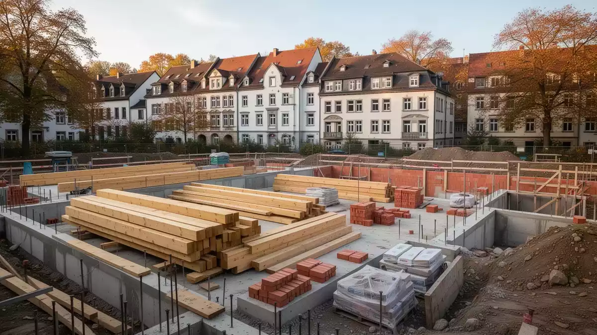 Castrop-Rauxel: Bau für nachhaltiges Wohnhaus mit fünf Wohnungen gestartet