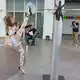 Palina Glebova führt den höchsten 360-Grad-Kick aus.  - Bild: Georg Wendt/dpa