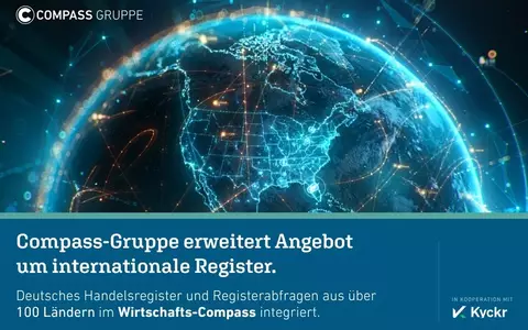 Compass macht Unternehmensdaten aus über 100 Ländern zugänglich - Foto: presseportal.de