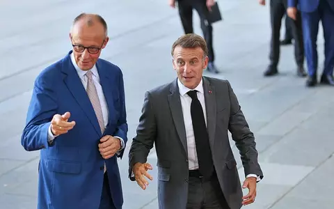 Friedrich Merz und Emmanuel Macron (Archiv) - Foto: via dts Nachrichtenagentur