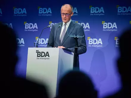 Merz will nicht am Zeitplan für die Rentenreform rütteln.  - Foto: Bernd von Jutrczenka/dpa
