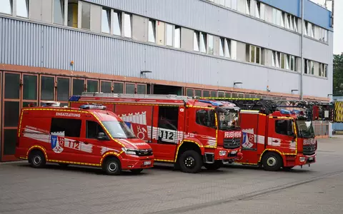 FW-OB: Betriebsunfall in Buschhausen - Person unter Gabelstapler eingeklemmt - Foto: presseportal.de