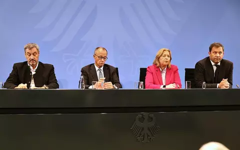 Söder, Merz, Bas und Klingbeil (Archiv) - Foto: via dts Nachrichtenagentur