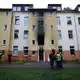 Das Haus nach dem Brand in Bochum. Es ist unbewohnbar - die Treppe wurde völlig zerstört. - Bild: Christoph Reichwein/dpa