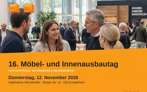 16. Möbel- und Innenausbautag im November in Ingelheim - Foto: presseportal.de