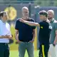 Die BVB-Führung um Sportchef Lars Ricken, Clubchef Carsten Cramer und Sportdirektor Ole Book vertraut Niko Kovac. (Archivbild) - Bild: Bernd Thissen/dpa