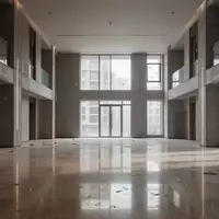 Ein leeres, modernes Wohngebäude-Foyer mit poliertem Steinboden und natürlichem Lichteinfall. - Foto: über boerse-global.de