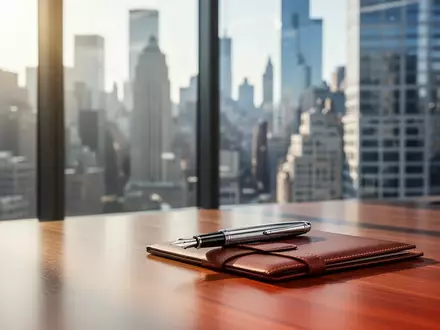 Ein heller, moderner Büroraum mit Blick auf ein Finanzviertel bei Tageslicht. - Foto: über boerse-global.de