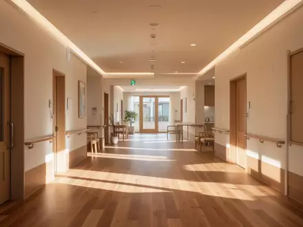 Ein helles, lichtdurchflutetes Zimmer mit barrierefreier Gestaltung und warmen Holzelementen. - Foto: über boerse-global.de