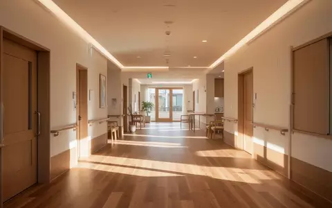 Ein helles, lichtdurchflutetes Zimmer mit barrierefreier Gestaltung und warmen Holzelementen. - Foto: über boerse-global.de