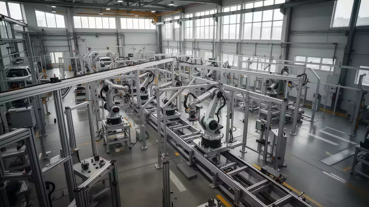 BMW erprobt Hexagons humanoiden Roboter AEON im Leipziger Werk