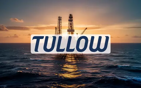 Offshore-Ölplattform bei Sonnenuntergang über dem offenen Meer als Symbol für die Energiebranche. - Foto: über boerse-global.de