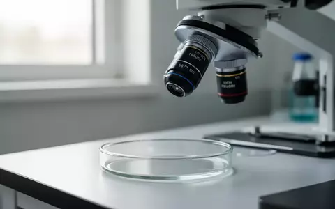 Ein steriler Labortisch mit mikroskopischen Untersuchungsgeräten in einer klinischen Forschungsumgebung. - Foto: über boerse-global.de