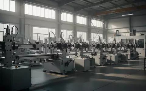 Leere, stillgelegte Produktionsanlagen in einer modernen Industriehalle bei natürlichem Tageslicht. - Foto: über boerse-global.de