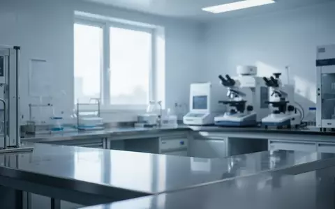 Ein minimalistisches, steriles Labor mit modernen Edelstahloberflächen und hellem, natürlichem Lichteinfall. - Foto: über boerse-global.de